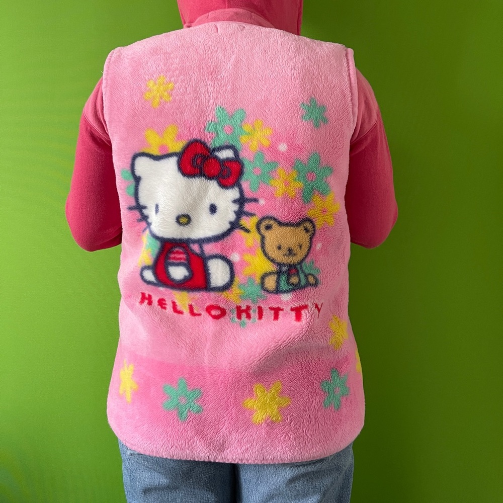 Hello Kitty Pink Furry Sanrio Vest